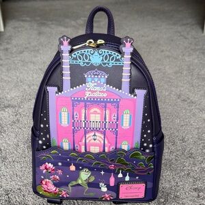 NWOT Tiana’s Palace Disney Loungefly Mini Backpack